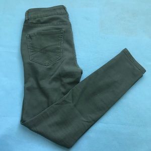 aeropostale army green jeggings